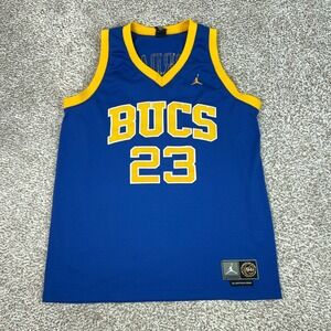 Michael Jordan Jersey Mens XL Blue 23 1980 Basketball High School Laney Bucs